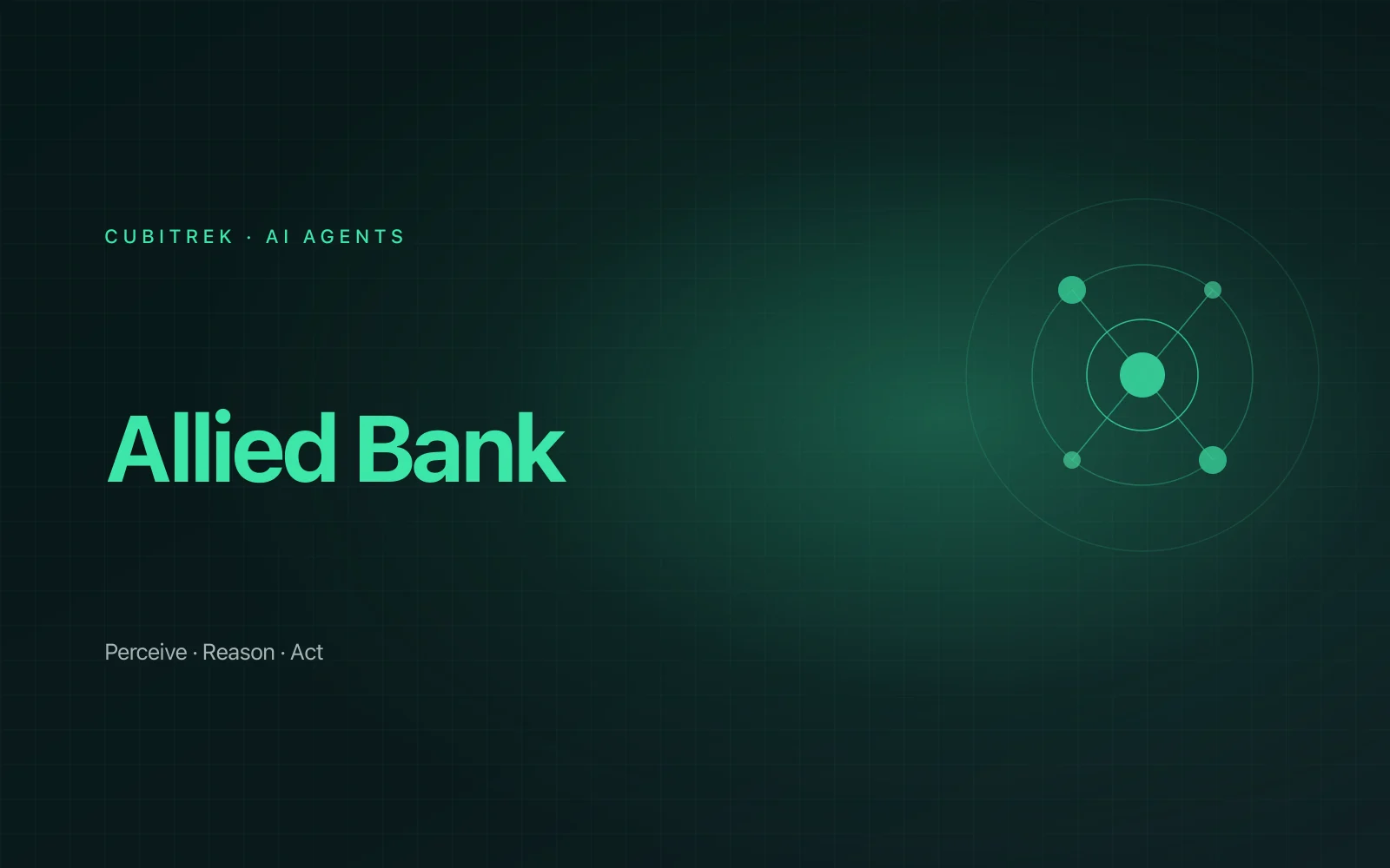 Case study illustration for the Allied Bank content SEO engagement.