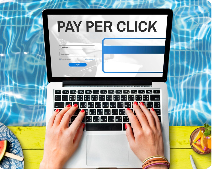 Marketer reviewing a Google Ads PPC campaign dashboard while planning optimization tweaks for higher conversion and click-through.