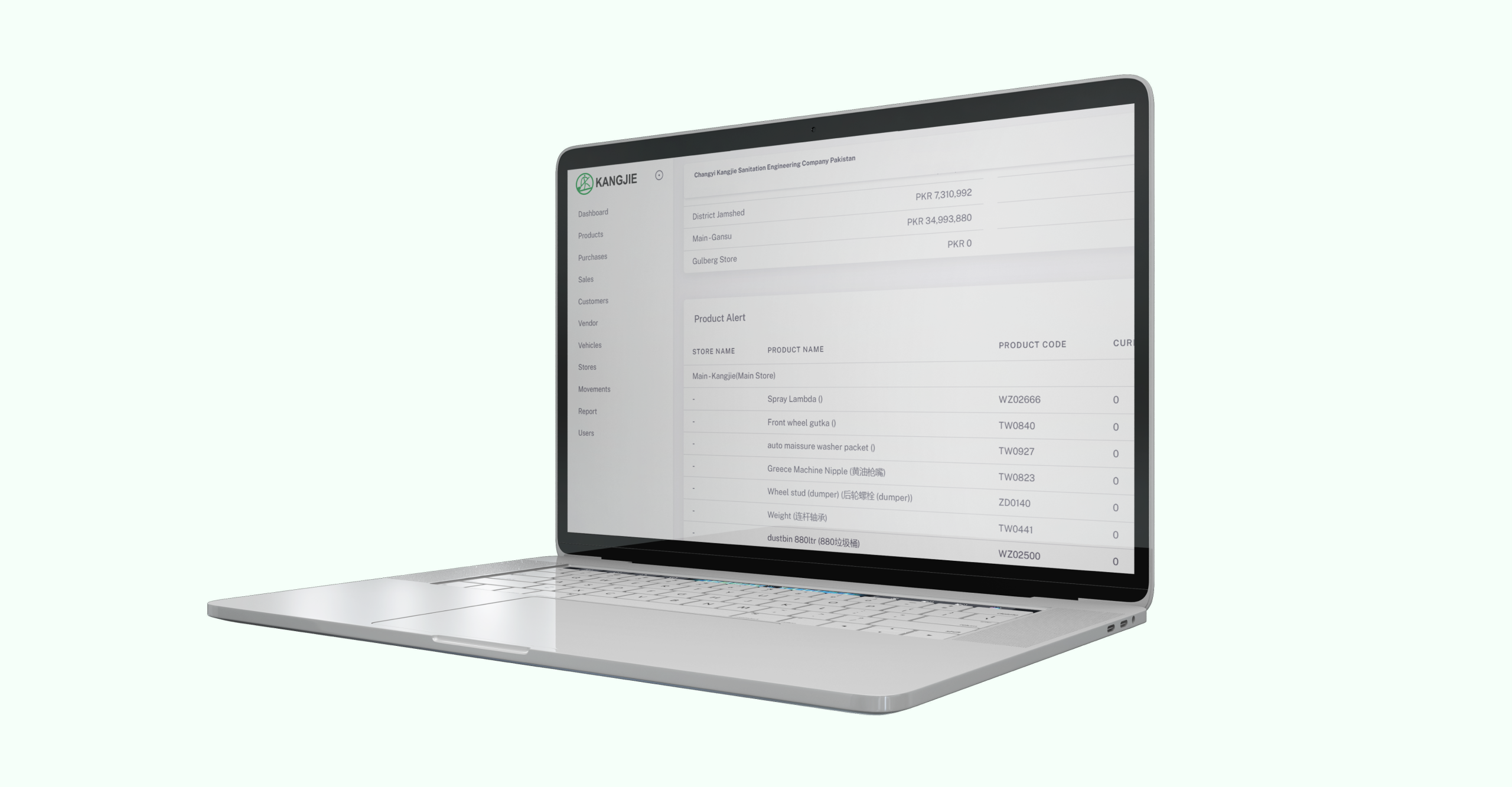 5 Tracking Every Part, Perfectly — Inventory Management Web App for Kangjie